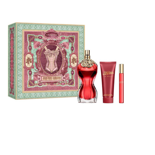 JEAN PAUL GAULTIER LA FAVORITE 3 PCS SET FOR WOMEN: 3.4 EAU DE PARFUM SPRAY + 2.5 BODY LOTION + 0.33 EAU DE PARFUM TRAVEL SPRAY