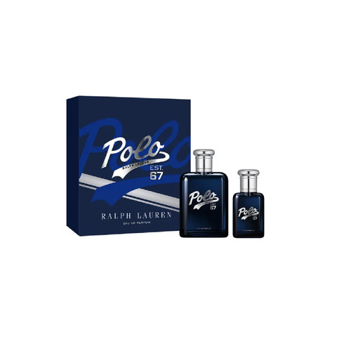 RALPH LAUREN POLO 67 2 PCS SET FOR MEN: 4.2 EAU DE PARFUM SPRAY + 1.4 EAU DE PARFUM SPRAY