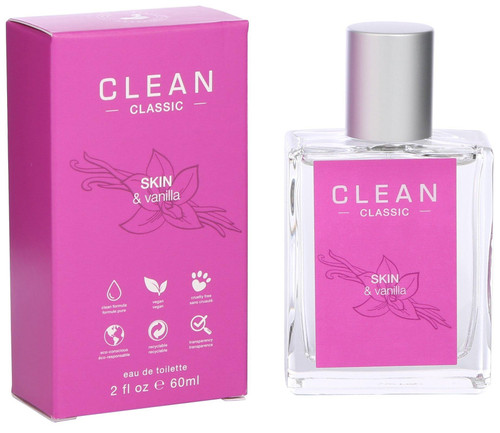 CLEAN SKIN & VANILLA 2 OZ EAU DE TOILETTE SPRAY
