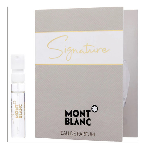 MONT BLANC SIGNATURE 0.06 EAU DE PARFUM SPRAY VIAL FOR WOMEN