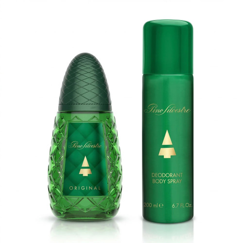 PINO SILVESTRE 2 PCS SET FOR MEN: 4.2 EAU DE TOILETTE SPRAY + 6.7 DEODORANT SPRAY
