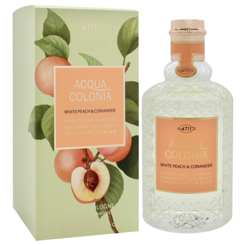 4711 ACQUA COLONIA WHITE PEACH & CORIANDER 3.4 EAU DE COLOGNE SPRAY