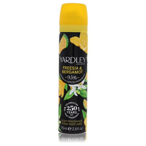YARDLEY FREESIA & BERGAMOT 2.6 BODY SPRAY FOR WOMEN