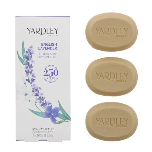 YARDLEY ENGLISH LAVENDER 3 PCS SET: 3.5 SOAP FOR WOMEN
