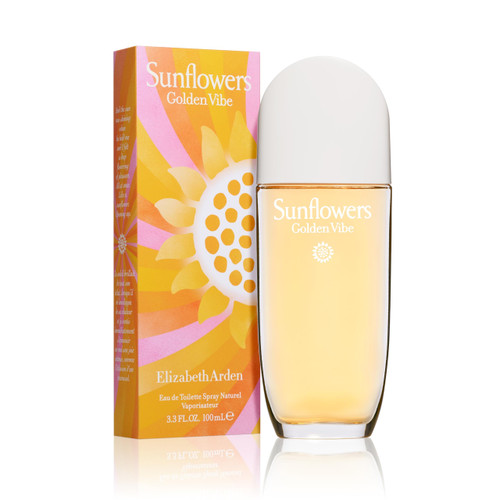 ELIZABETH ARDEN SUNFLOWERS GOLDEN VIBE 3.3 EAU DE TOILETTE SPRAY FOR WOMEN
