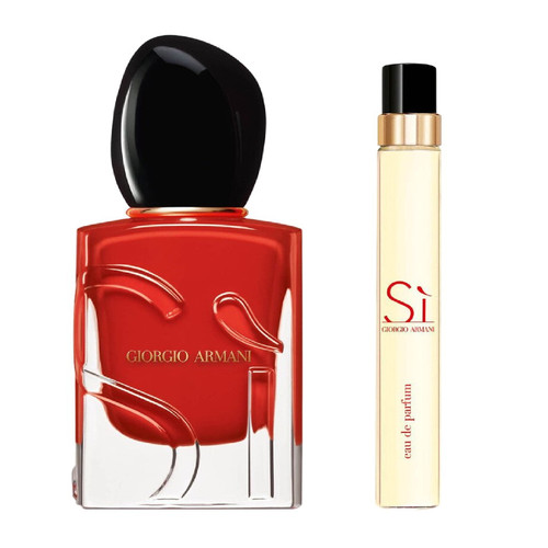 ARMANI SI PASSIONE 2 PCS SET FOR WOMEN: 3.4 EAU DE PARFUM SPRAY + 0.16 OZ EAU DE PARFUM MINI SPRAY