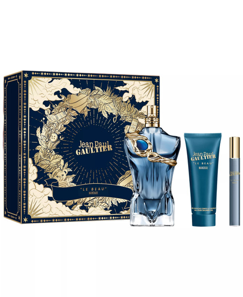 JEAN PAUL GAULTIER LE BEAU NARCISSE 3 PCS SET: 4.2 EAU DE PARFUM SPRAY + 0.34 EAU DE PARFUM SPRAY + 2.5 SHOWER GEL