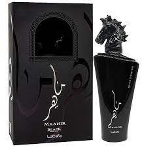 LATTAFA MAAHIR BLACK 3.4 EAU DE PARFUM SPRAY LATTAFA MAAHIR BLACK 3.4 EAU DE PARFUM SPRAY