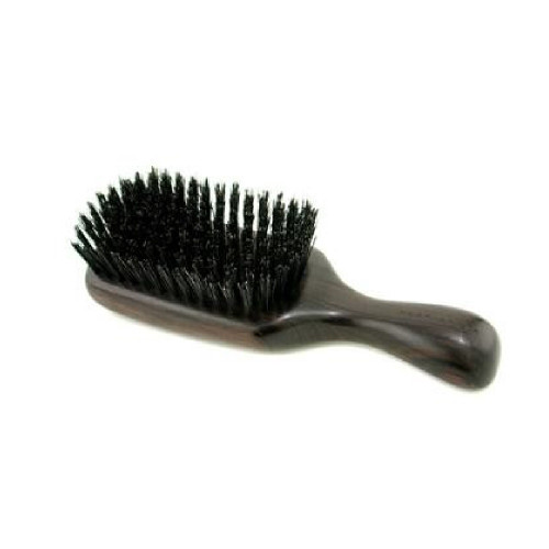 ACCA KAPPA CLUB STYLE HAIRBRUSH EBONY WOOD – BLACK NATURAL BRISTLES