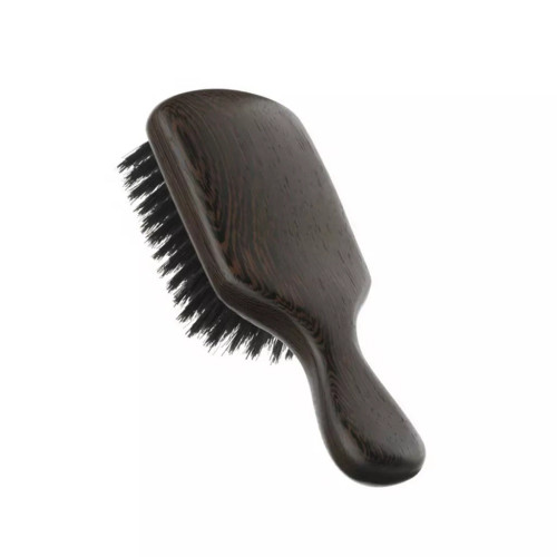 ACCA KAPPA 1 PC CLUB STYLE HAIRBRUSH NATURAL BRISTLES WENGE WOOD