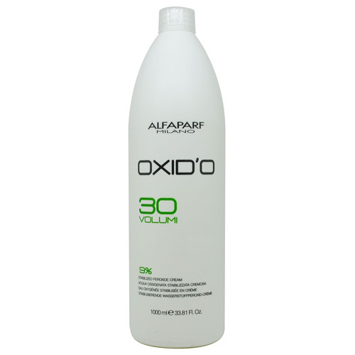 ALFAPARF OXID'O 30 VOLUMI 9% STABILIZED PEROXIDE CREAM 33.8 OZ ALFAPARF OXID'O 30 VOLUMI 9% STABILIZED PEROXIDE CREAM 33.8 OZ