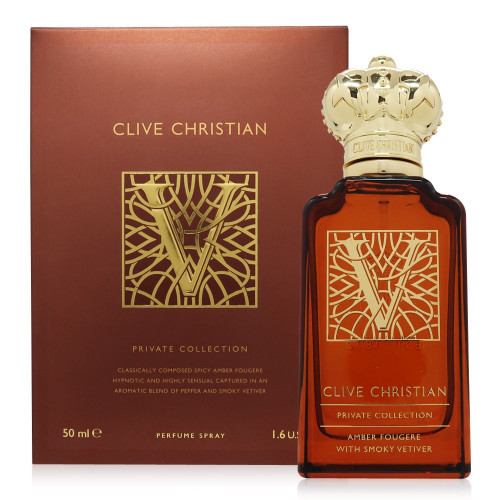 CLIVE CHRISTIAN PRIVATE COLLECTION V AMBER FOUGERE 1.6 PARFUM SPRAY FOR WOMEN