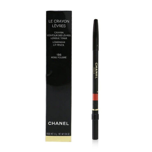 CHANEL LE CRAYON LEVRES 0.04 LONGWEAR LIP PENCIL #196 ROSE POUDRE CHANEL LE CRAYON LEVRES 0.04 LONGWEAR LIP PENCIL #196 ROSE POUDRE