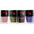 BUTTER LONDON ARM CANDY SET: 4 X 6ML NAIL LACQUERS - SO MAJOR, THE SWEET SPOT, VIOLET'S REVENGE, FRONT ROW
