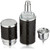 CREED BLACK WITH SILVER TRIM 1.7 POCKET LEATHER ATOMIZER