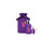 POLO BIG PONY # 4 PURPLE 3 PCS SET: 1.7 EDT SP + 13.5 ML PURPLE NAIL POLISH + POUCH