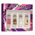 ED HARDY 4 PCS MINI SET FOR WOMEN: ED HARDY 7.5 ML EDP SP + HEARTS & DAGGERS 7.5 ML EDP SP + SKULLS & ROSES 7.5 ML EDP SP + VILLAIN 7.5 ML EDP SP