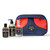 GEIR NESS 3 PCS DOPP KIT NAVY/RED: 3.4 EAU DE PARFUM SPRAY + 8 OZ FACE CLEANSER & SHAVING GEL + 4 OZ FACE SCRUB + POUCH