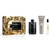 AZZARO THE MOST WANTED INTENSE 3 PCS SET FOR MEN: 3.4 EAU DE PARFUM SPRAY + 2.5 HAIR & BODY WASH + 0.34 PARFUM TRAVEL SPRAY