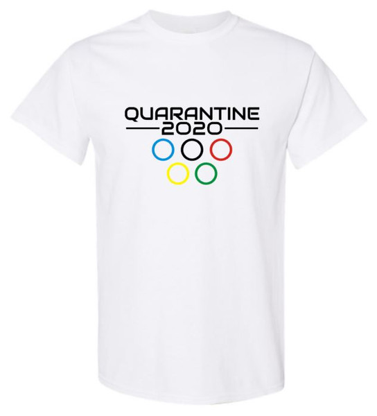 Quarantine Olympics Rings Unisex Tee