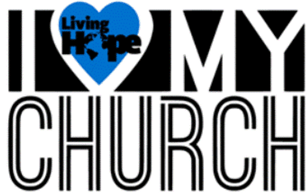 I Love My Church Sticker