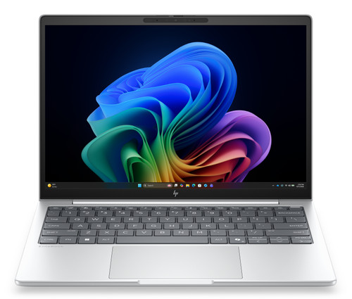 HP DK4Q5AT laptop Copilot+ PC Intel Core Ultra 7 33.8 cm (13.3") WUXGA 16 GB LPDDR5x-SDRAM 512 GB SSD Wi-Fi 7 (802.11be) Windows 11 Pro Silver