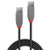 Lindy 0.2m USB 2.0 Type A to A Cable, Anthra Line