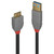 Lindy 0.5m USB 3.2 Type A to Micro-B Cable, 5Gbps, Anthra Line