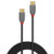 Lindy 3m USB 2.0 Type C to C Cable, Anthra Line
