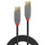 Lindy 0.5m USB 3.2 Type A Cable, 5Gbps, Anthra Line