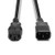 Lindy 1m IEC Extension Cable, Black