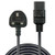 Lindy 2m UK 3 Pin Plug to IEC C19 Power Cable. Black