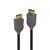 Lindy 5m DisplayPort 1.4 Cable, Anthra Line