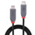 Lindy 2m USB 4 240W Type C Cable, Anthra Line