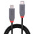 Lindy 0.8m USB 4 Type C Cable, 40Gbps, Anthra Line