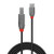 Lindy 2m USB 2.0 Type C to B Cable, Anthra Line