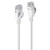 Lindy 3m Cat.6A U/UTP Ultra Slim Network Cable, Grey