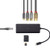 Lindy DST-Mini USB-C Laptop Mini Docking Station with 4K Support and 100W Pass-Through Charging