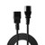 Lindy 0.5m IEC Extension Cable, Black