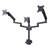 StarTech.com Desk Mount Triple Monitor Arm For Up To Three 27in Screens, VESA 75x75/100x100, Tool-Less Arm Adjustments, C-Clamp/Grommet Mount, Mechanical Spring Arm