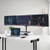 StarTech.com Desk Mount Triple Monitor Arm For Up To Three 27in Screens, VESA 75x75/100x100, Tool-Less Arm Adjustments, C-Clamp/Grommet Mount, Mechanical Spring Arm