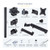 StarTech.com Desk Mount Triple Monitor Arm For Up To Three 27in Screens, VESA 75x75/100x100, Tool-Less Arm Adjustments, C-Clamp/Grommet Mount, Mechanical Spring Arm