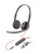 HP Poly Blackwire 3225 Stereo USB-C Headset +3.5mm Plug +USB-C/A Adapter (Bulk)