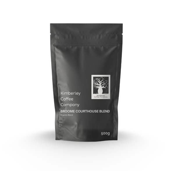 Broome courthouse blend organic award winning coffee