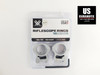 Vortex Pro Series 30mm High Weaver Style Scope Rings Satin Silver PR30-H