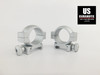 Vortex Hunter Riflescope Rings 1" Low Weaver Style Satin Silver Ring-L Vortex Hunter Riflescope Rings 1" Low Weaver Style Satin Silver Ring-L