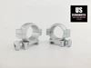 Vortex Hunter Riflescope Rings 1" Low Weaver Style Satin Silver Ring-L