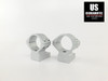 Talley Scope Ring/Base 1" Medium for Tikka T3/T3X Satin Silver 940714