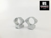 Talley Scope Ring/Base 1" Low for Winchester Mod 70 STD Caliber Satin Silver 930702