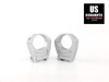 Vortex Pro Series 34mm High Weaver Style Scope Rings Satin Silver PR34-H